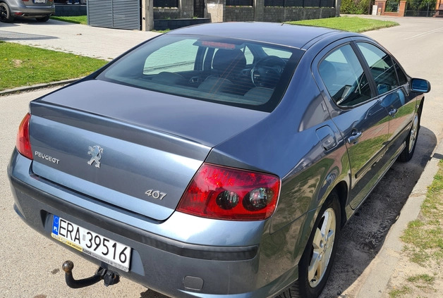 Peugeot 407 cena 11979 przebieg: 237165, rok produkcji 2007 z Radomsko małe 56